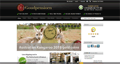 Desktop Screenshot of goudpensioen.com